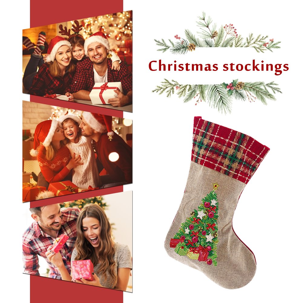 Diamond Painting DIY Christmas Stocking