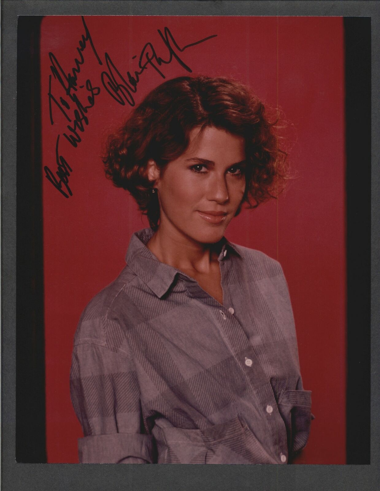 Blair Tefkin - Signed Autograph Color 8x10 Photo Poster painting - V - Fast Times at Ridgemont