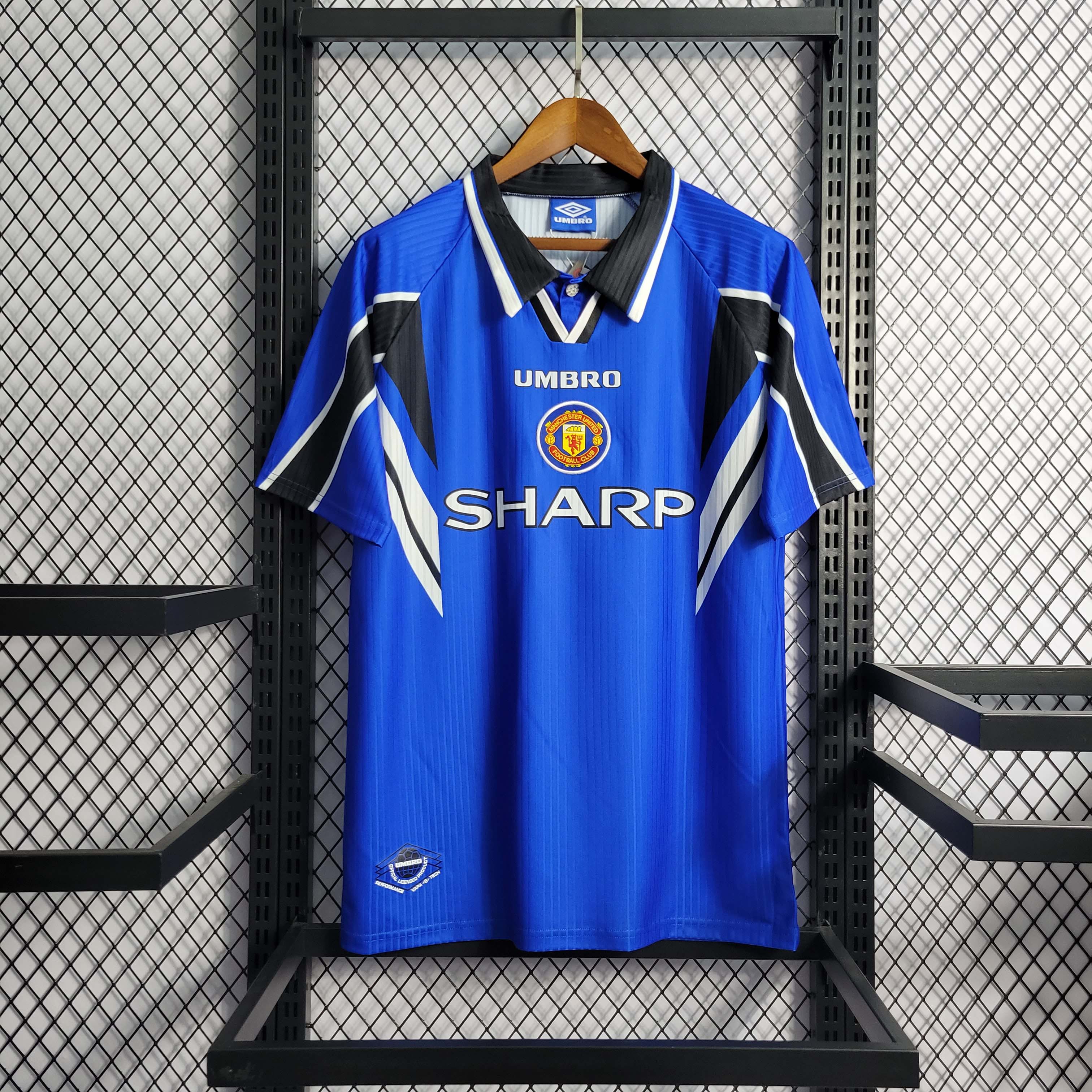 1996-1998 Retro Manchester United Third Away Football Shirt 1:1 Thai Quality