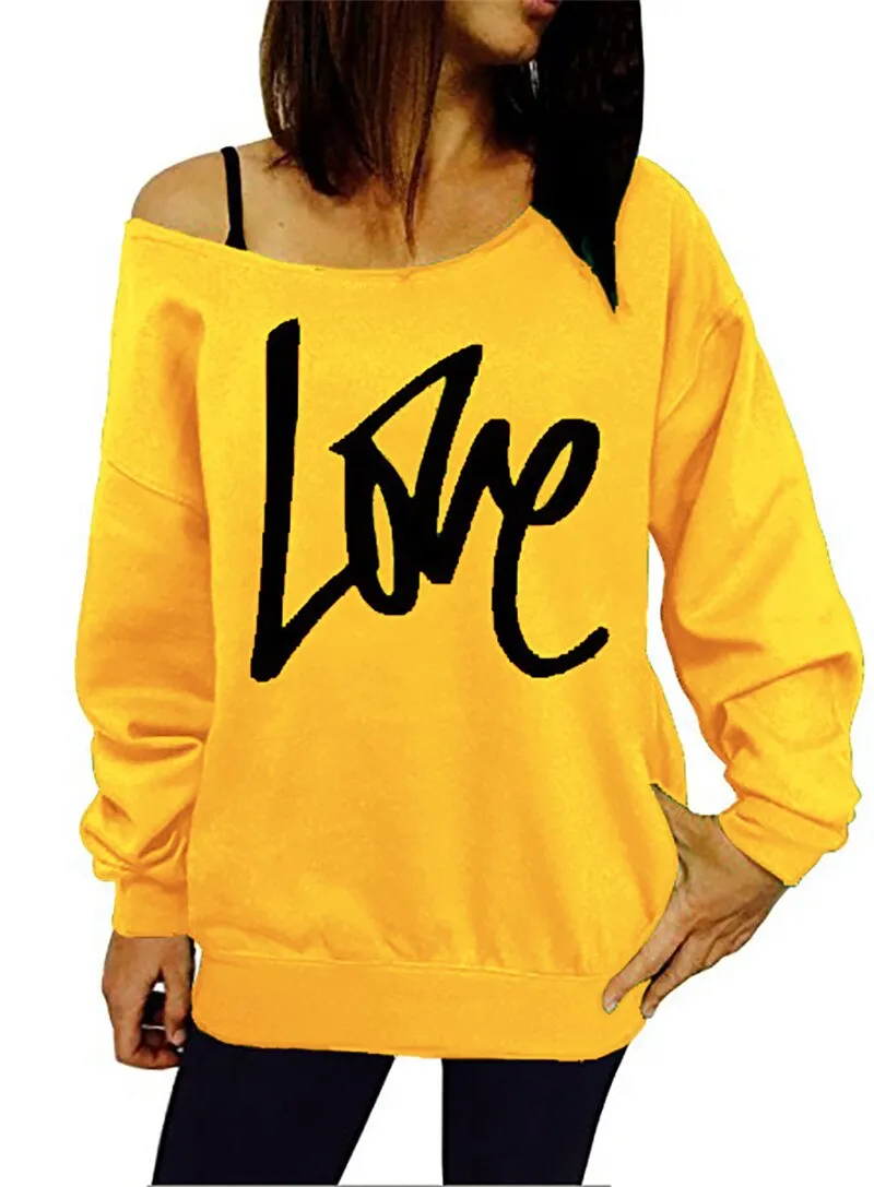 Plus size 5 XL love Women hoodies sweatershirt 2021 O Neck Fashion Couple streetwear Casual Trend Tops