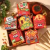 6PCS Creative Cartoon CNY Blessings Red Packet Envelope
