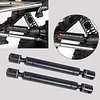 AMK 2Pcs Heavy Duty Metal Drive Shaft 160mm-215mm Internal Spline CVD Driveshaft for 1/6 RC Crawler Car Axial SCX6 Jeep JLU Wrangler 4WD Upgrade Parts