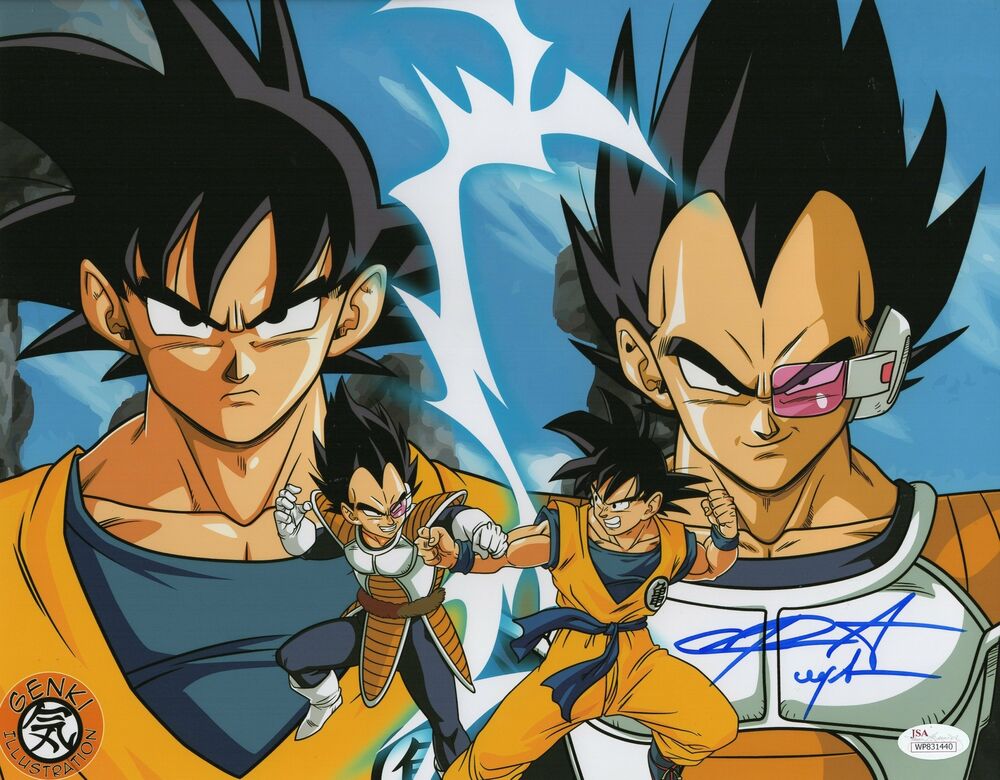 Chris Sabat Autograph 11x14 Dragon Ball Z Vegeta Photo Poster painting Signed  2