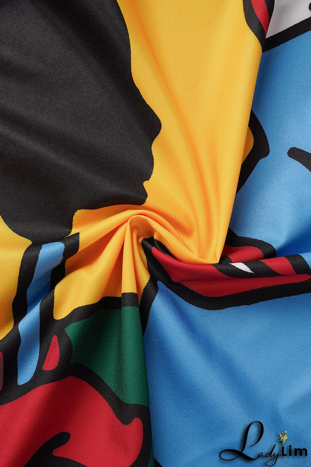 Purple Green Casual Street Print Patchwork Buckle Turndown Collar Tops