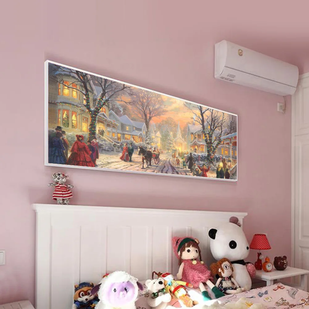 Winter Street Scene(80*40cm)