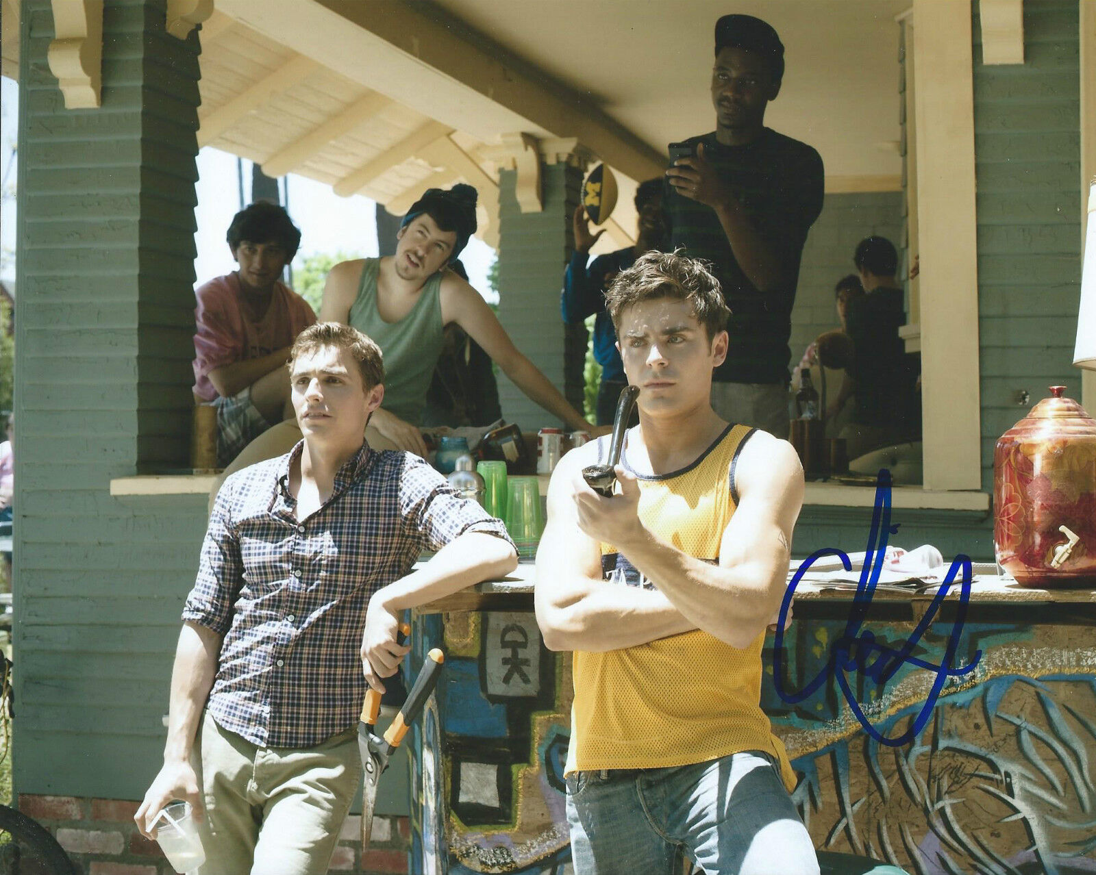 **GFA Neighbors Movie *CHRIS MINTZ-PLASSE* Signed 8x10 Photo Poster painting MH1 COA**