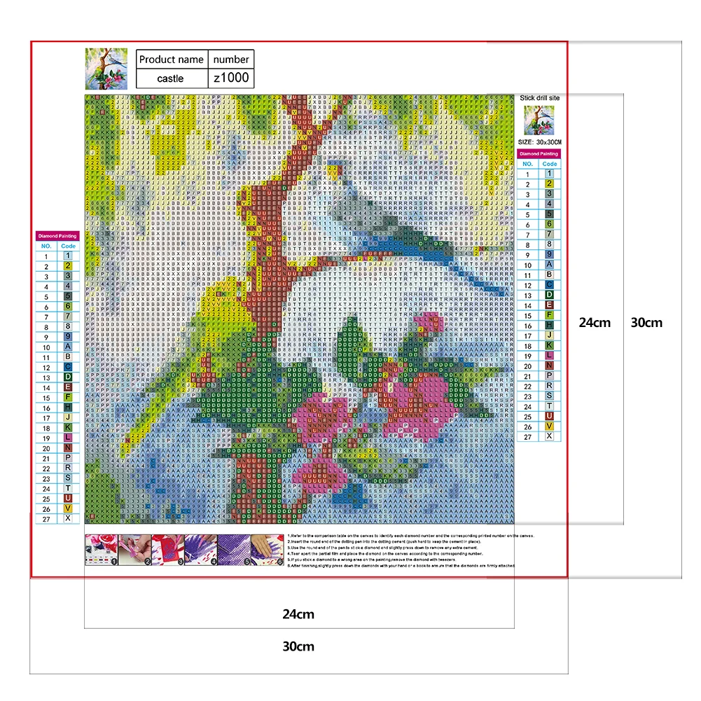 Diamond Painting - Full Round Drill - Birds(30*30cm)