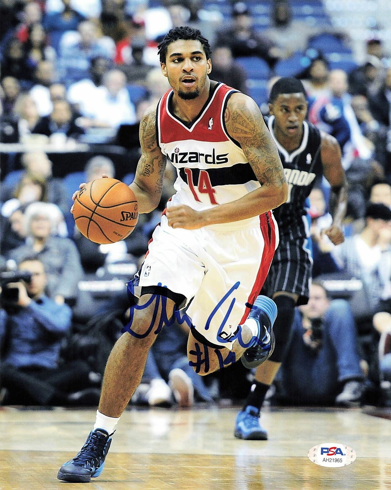 Glen Rice Jr. signed 8x10 Photo Poster painting PSA/DNA Washington Wizards Autographed