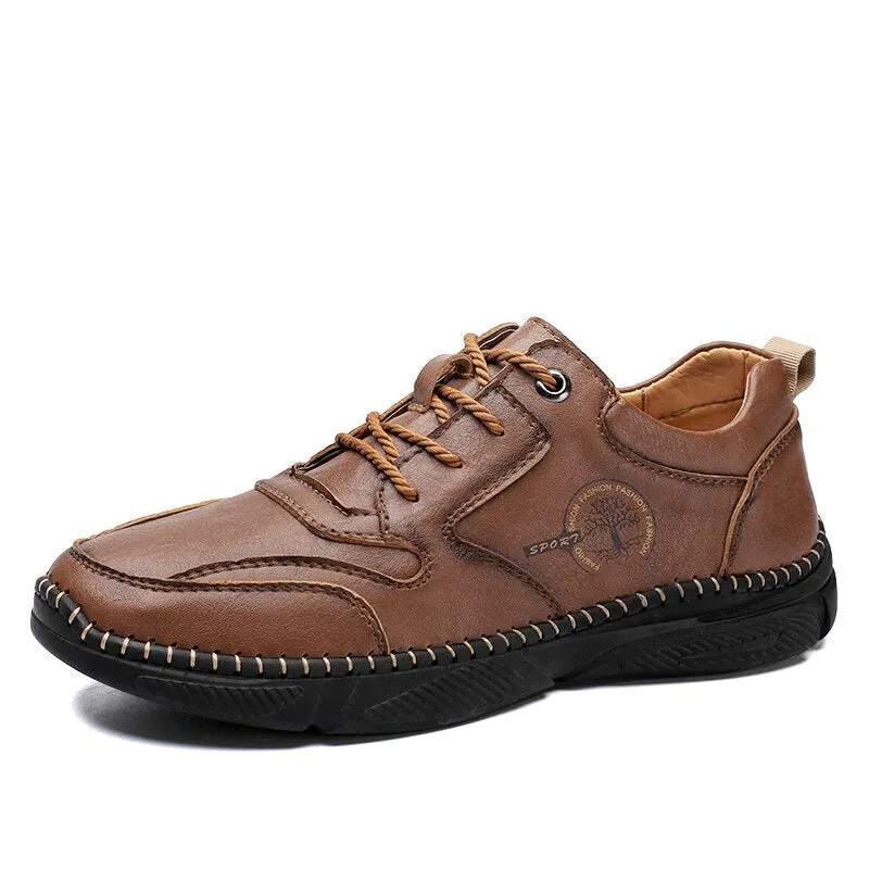 Men's Casual Shoes Handmade Leather Men Moccasins British Style Designer Shoes Men Outdoor Men's Flat Shoes Zapatos De Hombre