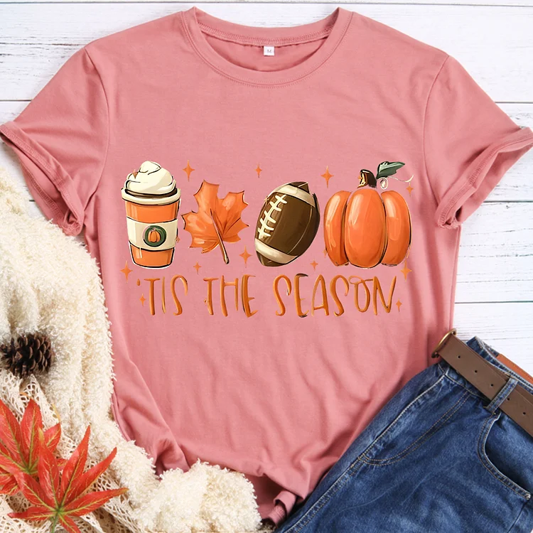 🍁Be Thankful - Happy Fall Tis The Season Y\'all Pumpkin T-Shirt