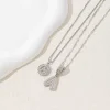 ✨2 Pack - Initial Letter Pendant Necklaces