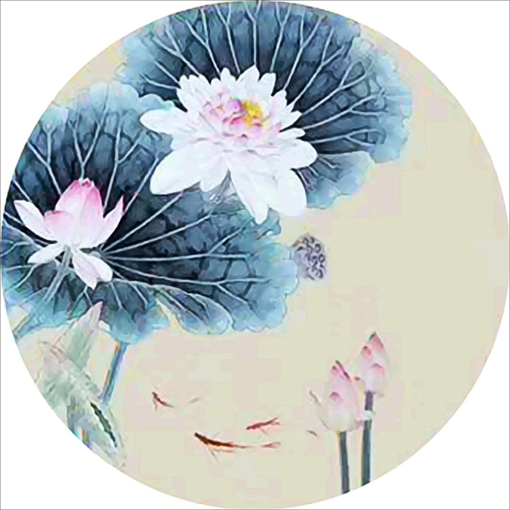 

Lotus - Round Drill Diamond Painting - 40*40CM, 501 Original