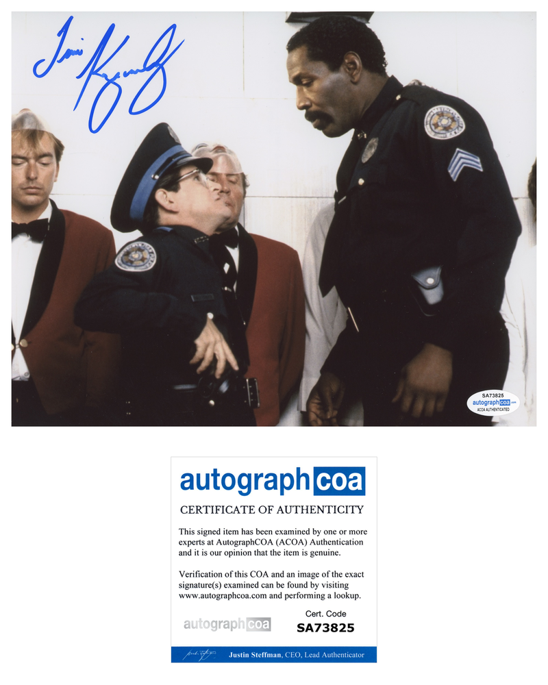 TIM KAZURINSKY SIGNED 8X10 Photo Poster painting AUTOGRAPHED POLICE ACADEMY  2