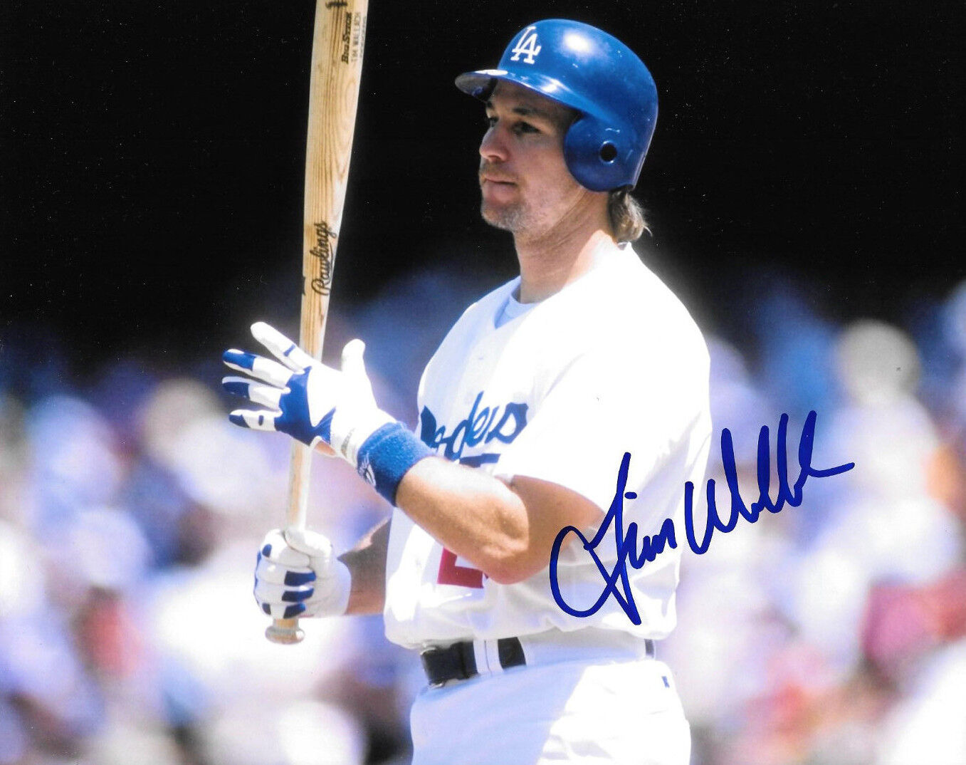 **GFA Los Angeles Dodgers * TIM WALLACH * Signed 8x10 Photo Poster painting MH1 COA**