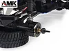 AMK 2Pcs TRX4M Brass Weight Black Electrophoretic Heavy Duty Rear Axle Counterweight for 1/18 RC Crawler LCG Upgrades