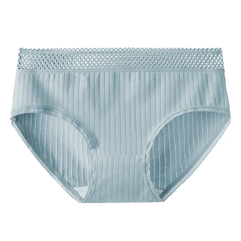 Women's Underwear Panties Cotton Women's Underwear Seamless Mid Waist Comfort Briefs Soft Hollow Female Underpants Girls Panties