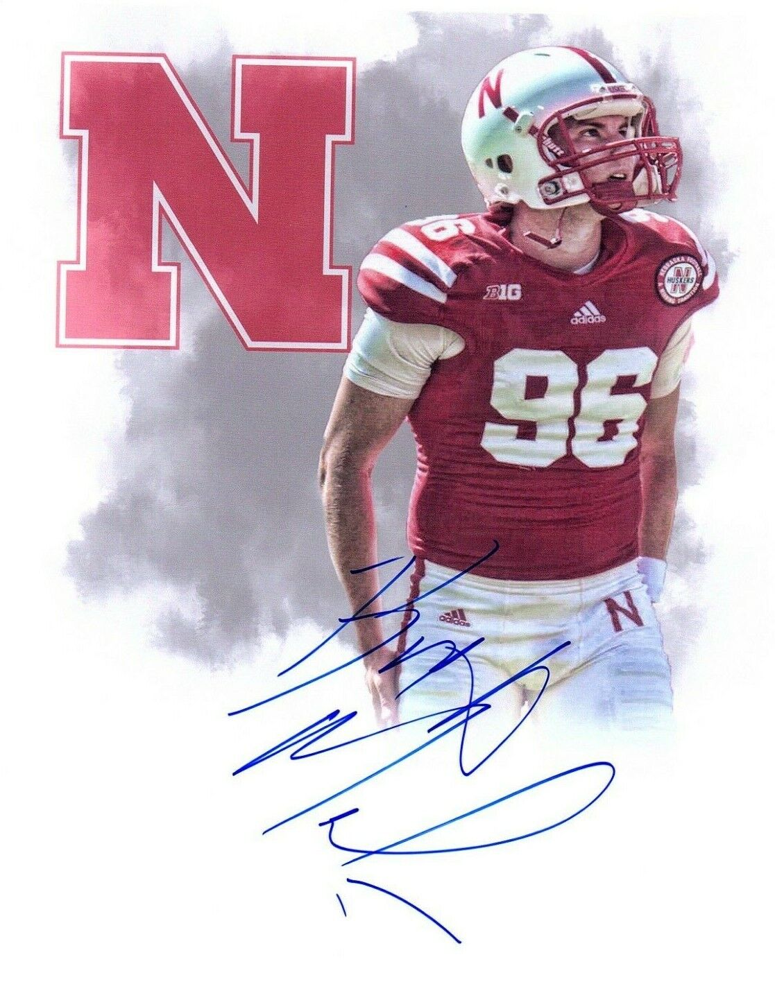 Brett Maher Nebraska Cornhuskers Autographed signed 8x10 football Photo Poster painting Cowboys