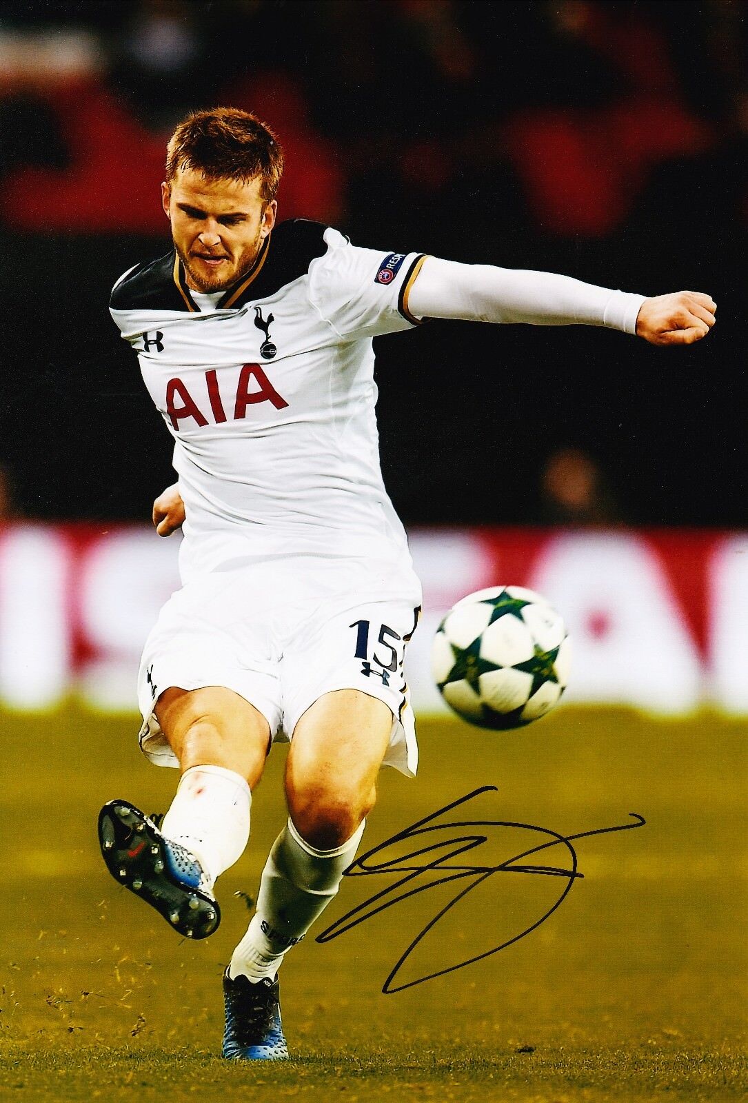 Eric Dier Signed 12X8 Photo Poster painting SPURS Tottenham Hotspur England AFTAL COA (1723)