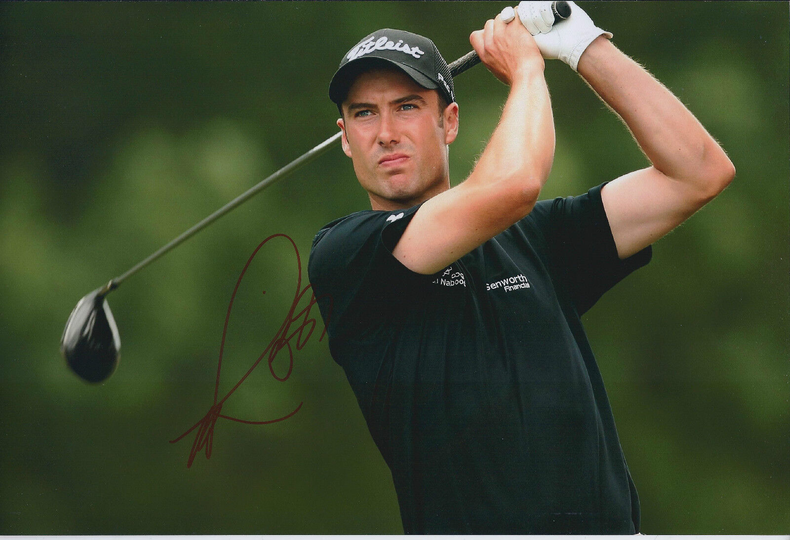 Ross FISHER SIGNED 12x8 Photo Poster painting AFTAL COA Autograph Professional Golfer