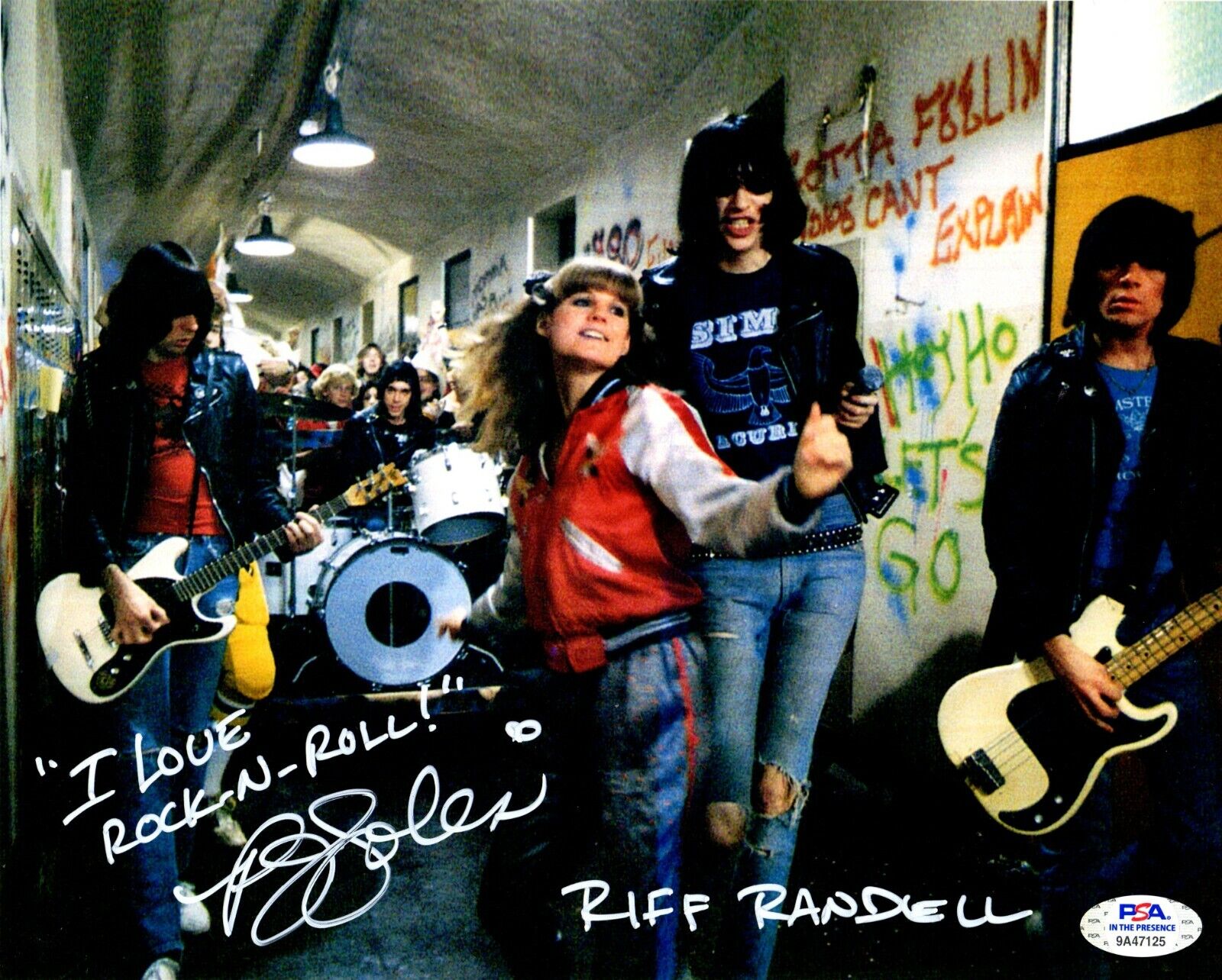 PJ Soles autographed signed inscribed 8x10 Photo Poster painting Rock 'N' Roll PSA Ramones