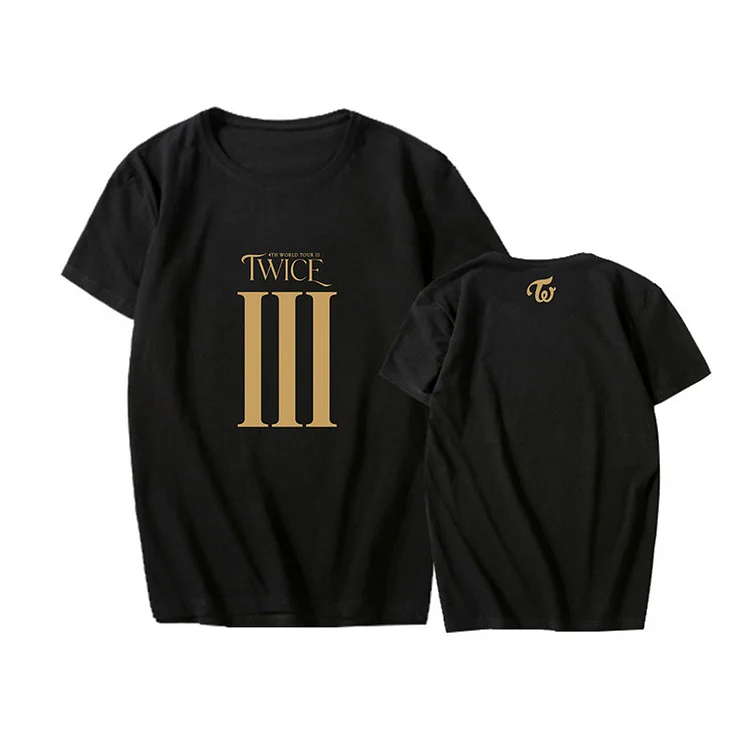 TWICE 4TH WORLD TOUR III Printed T-shirt