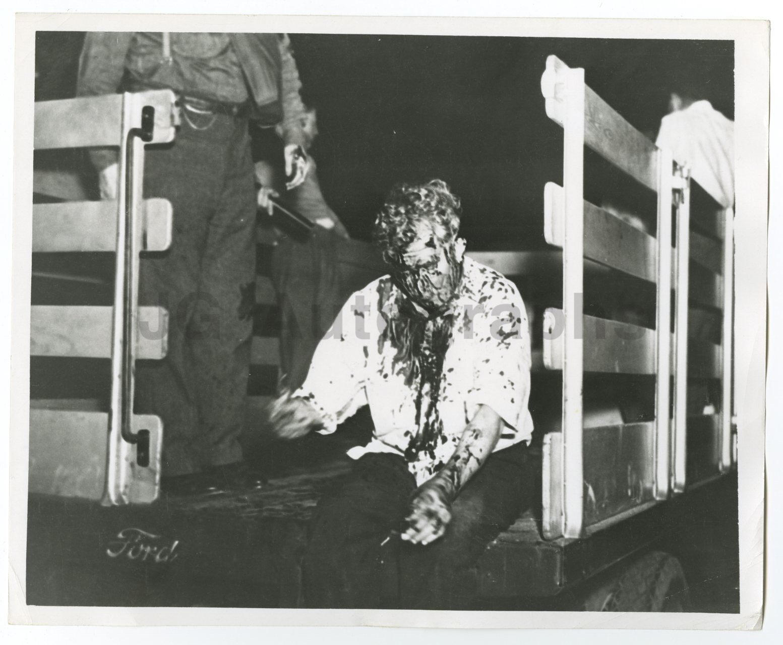 US Labor Strikes - Injured Rioter - Vintage 8x10 Photo Poster paintinggraph - Youngstown, OH