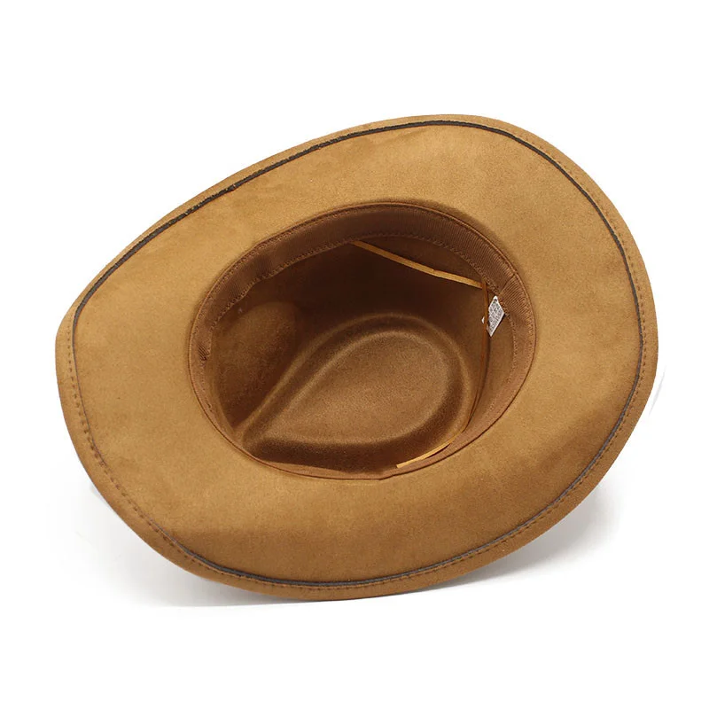 Unisex Western Cowboy Outdoor Wool Suede Hat