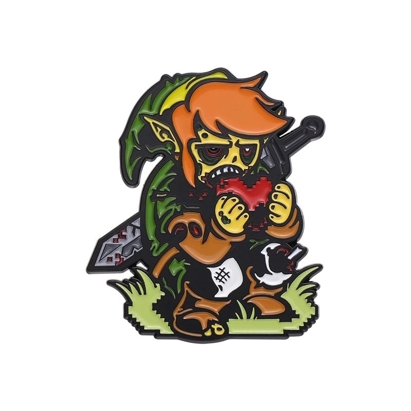 Cartoon Style Original Design Cowboy Style Animal Bear Bat Alloy Stamping Stoving Varnish Plating Kid’S Adults Brooches