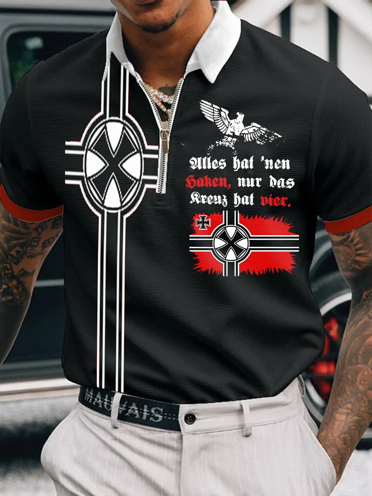Männer Alles Hut Nen Haken Nur Das Kreuz Hut Vier Bedrucktes Kurzarm T-Shirt