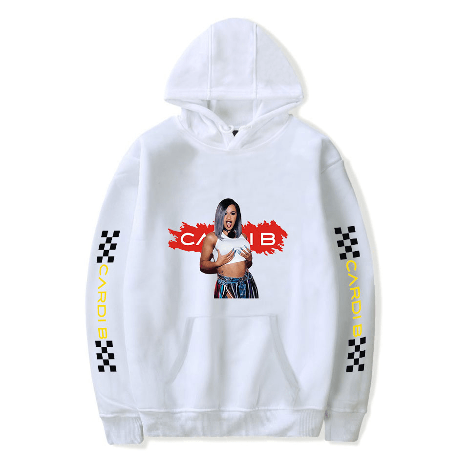 Cardi B Hoodie Fashion Pull Over Sweatshirt Hoodie