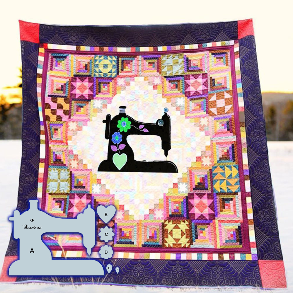 Cute Sewing Machine Template Set (6PCS)