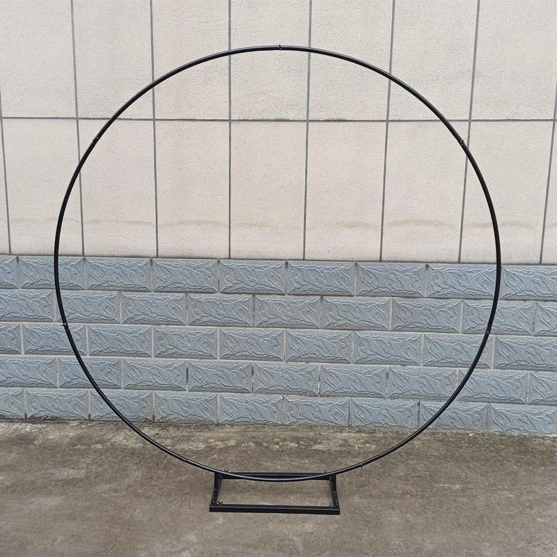circle Wedding Arch Background Wrought Iron Shelf Decorative Props DIY Round Party Background Shelf Flower with Frame 1020