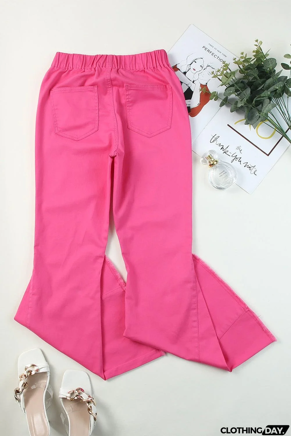 Bell Bottom Denim Pants