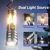 Ultra-bright white laser strong light flashlight long-range rechargeable outdoor home lighting multi-function zoom portable camping lamp