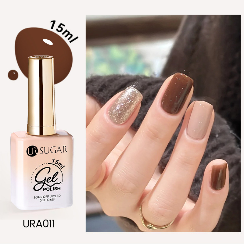 Needmkt UR SUGAR 15ml Champagne Water Light Cat Magnetic Gel Nail Polish Vernis Semi Permanent Soak Off Crystal Gel Polish For Nails
