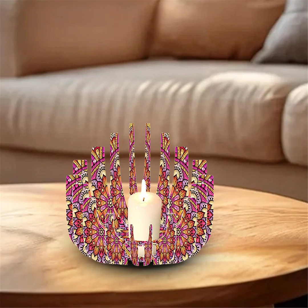 DIY Diamond Art Painting Kits of Candle Holder for Aromatherapy & Home Decor