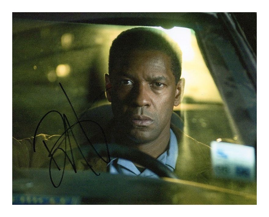 DENZEL WASHINGTON AUTOGRAPHED SIGNED A4 PP POSTER Photo Poster painting PRINT 5