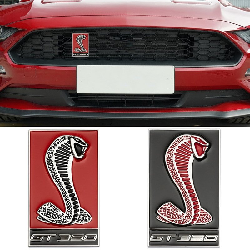 Mustang COBRA GT350 GRILL TRUNK BADGE for Ford Shelby  dxncar