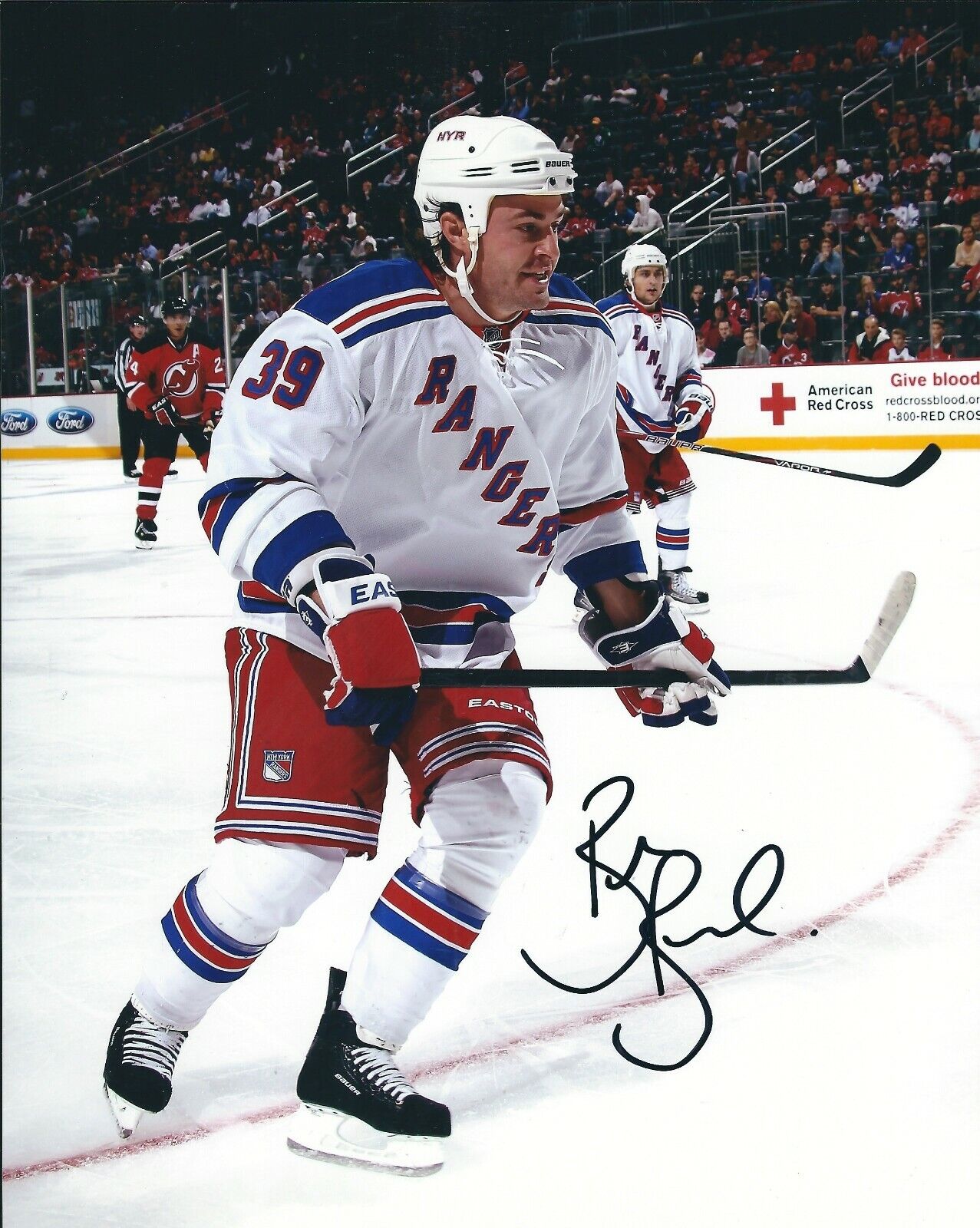 Autographed 8x10 BRENDAN BELL New York Rangers Photo Poster painting - w/COA