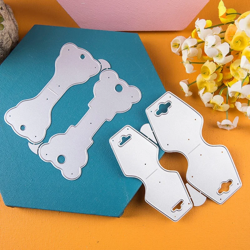 Metal Cutting Dies Label Tags Border Cut Die Mold Decoration Scrapbook Paper Craft Knife Mould Blade Punch Stencils Dies