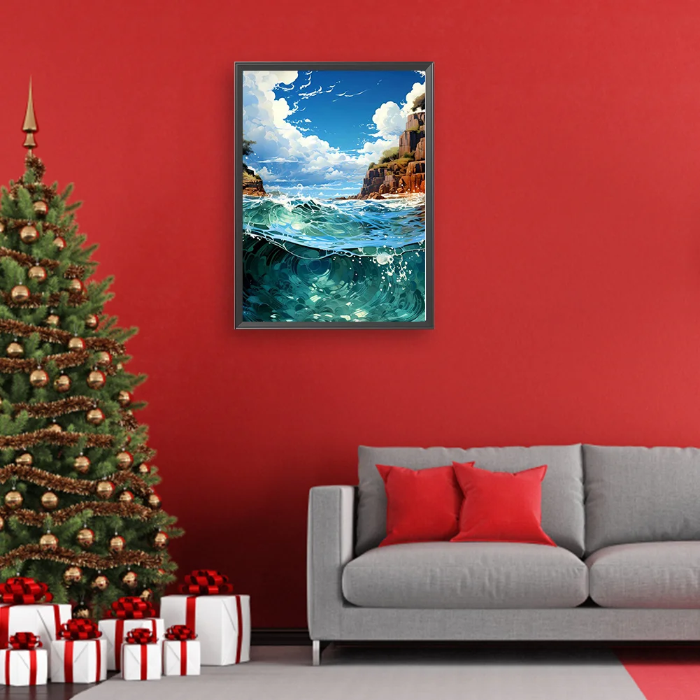 DIY Paint By Number 30*40cm - Ocean