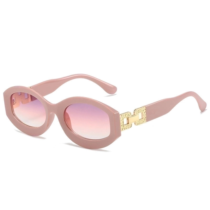 Retro Oval Ac Oval Frame Full Frame Women’s Sunglasses
