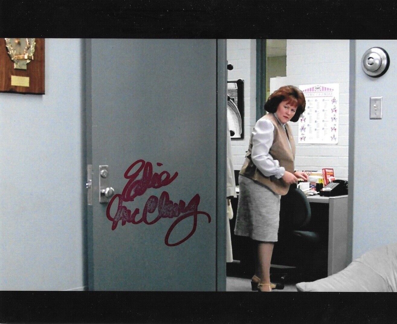 * EDIE MCCLURG * signed 8x10 Photo Poster painting * FERRIS BUELLERS DAY OFF * COA * 3