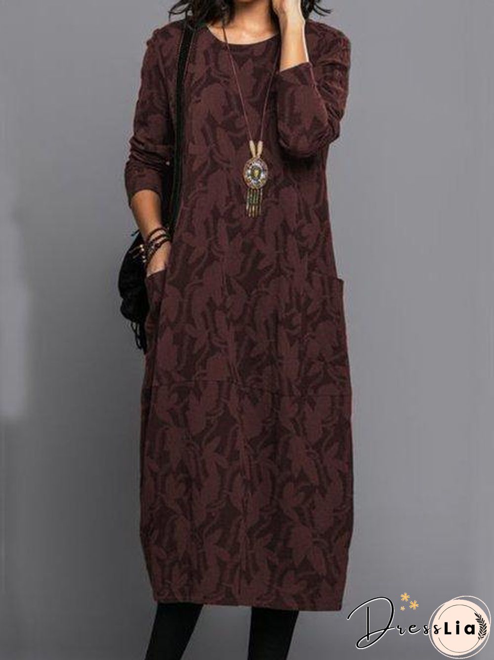 Long Sleeve Vintage Fall Dresses