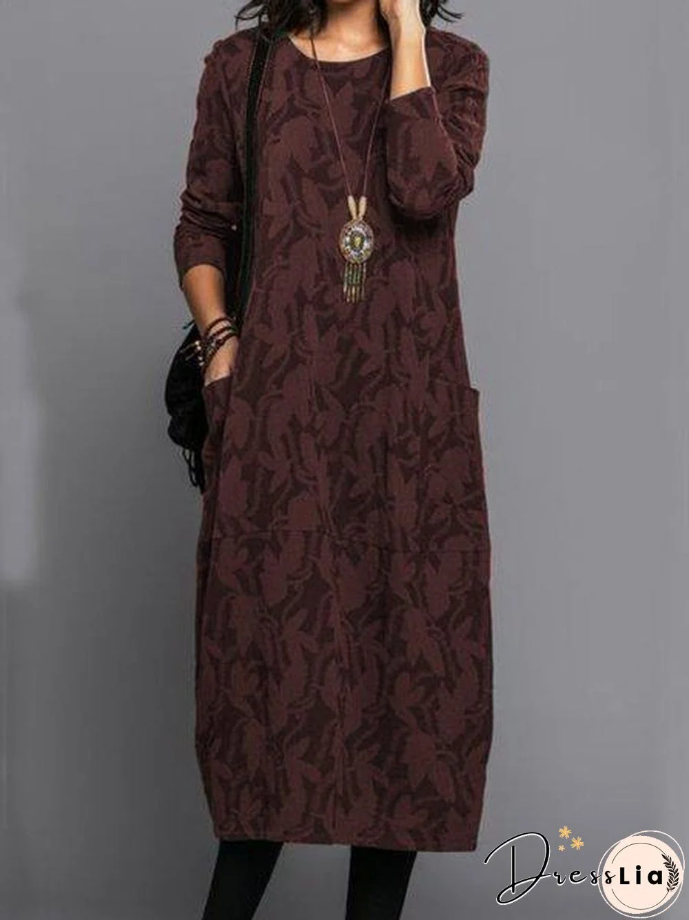 Long Sleeve Vintage Fall Dresses