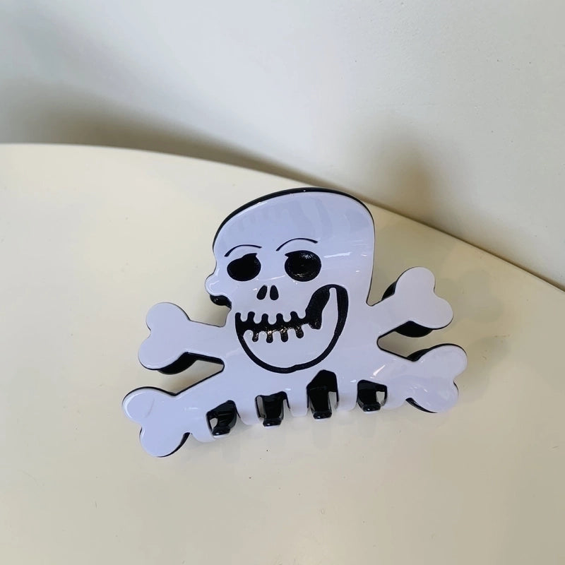 Halloween Cartoon Style Women’s Color Block Arylic Polishing Hair Claws