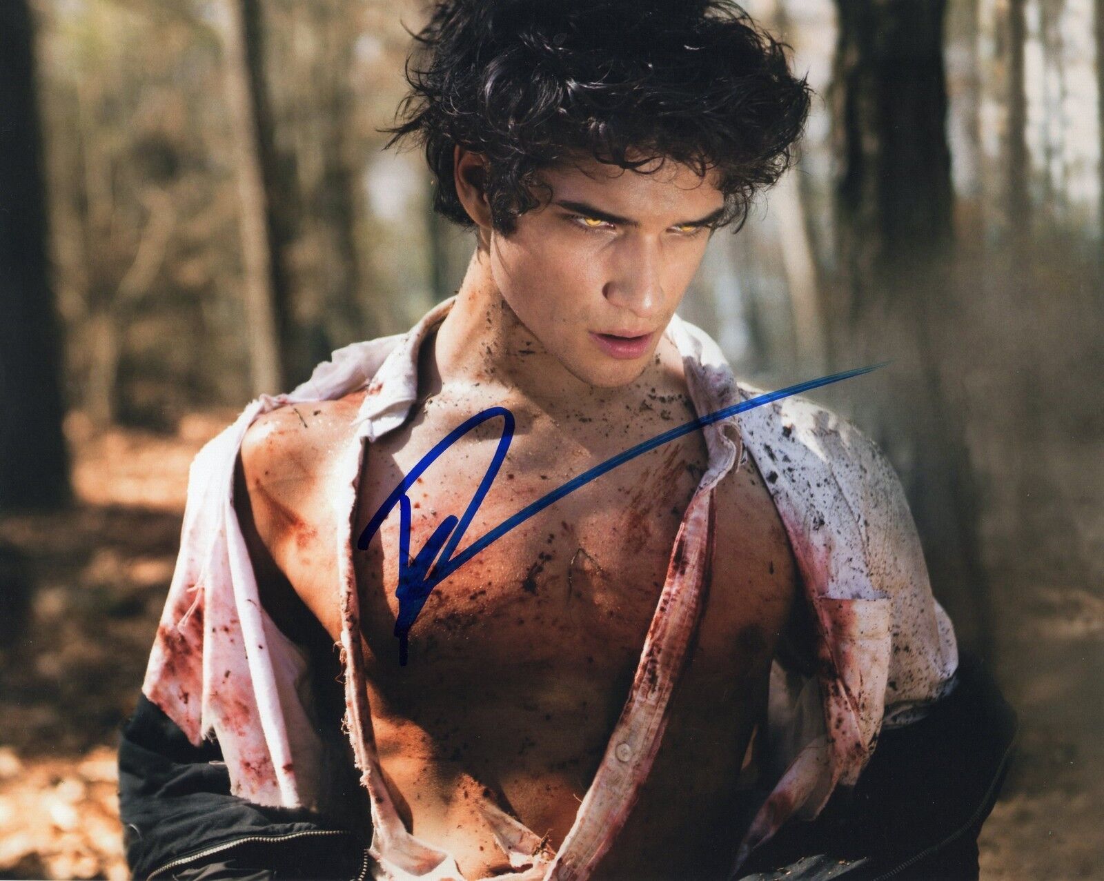 Tyler Posey Teen Wolf TV Show Scott McCall Signed 8x10 Photo Poster painting w/COA #2