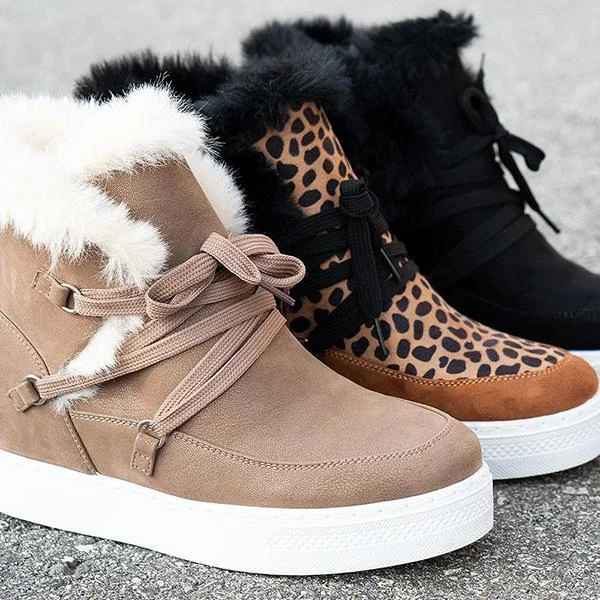 Women Winter Wedge Boots