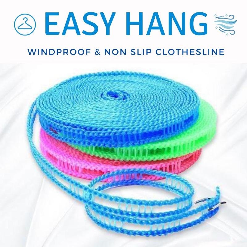 (Last Day Flash Sale-50% OFF) Portable Windproof Laundry Clothes Drying line(5M/16.4FT)-BUY 5 GET 5 FREE & FREE SHIPPING