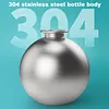 2-In-1 Dog Water Bottle with Silicone Bowl No-Spill Stainless Steel Portable 285ml Dog Water Bottle Ideal for Walking Hiking & Travel